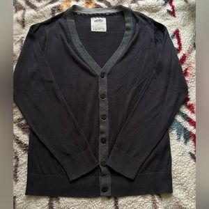 Men’s Navy/Grey Van’s Off the Wall Cardigan LARGE